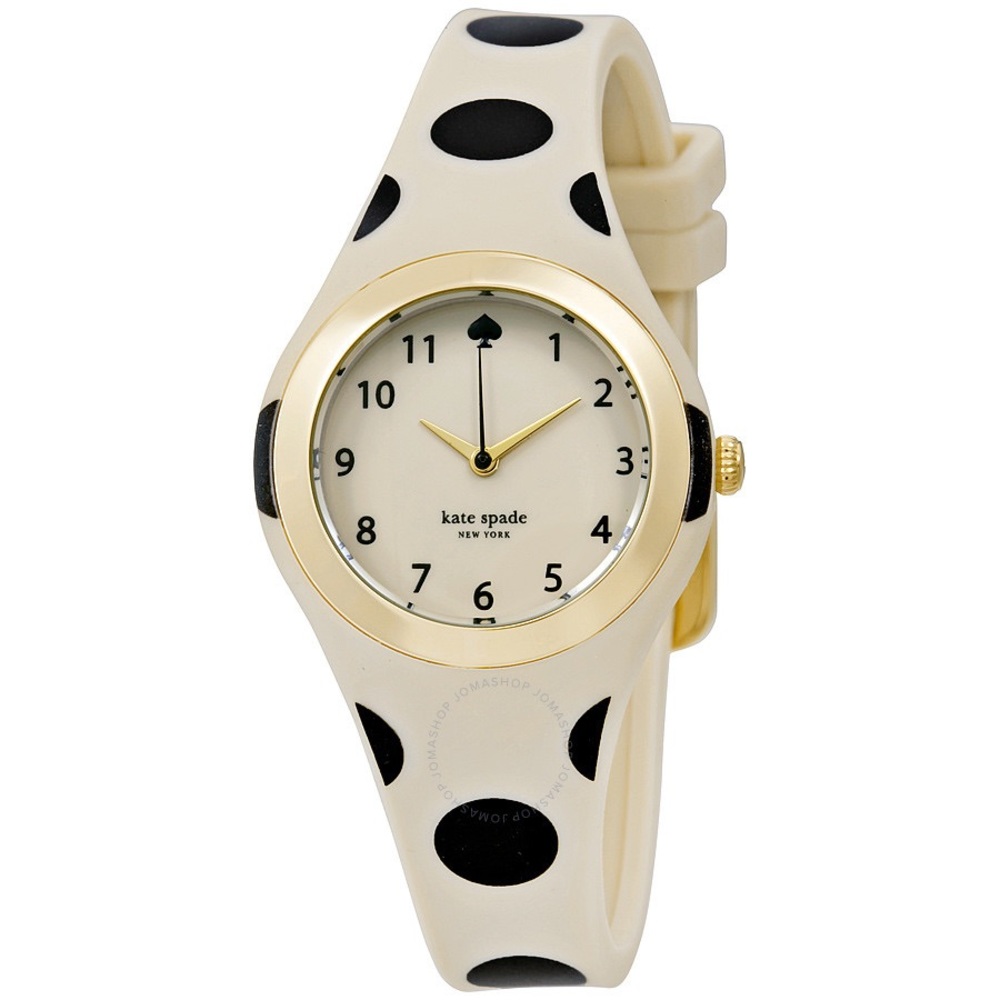 Polka dot kate spade watch with original box